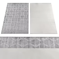 Retro Square Carpet 3d model
