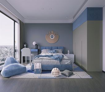 Modern Children's Room 3d model