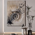 modern decorative painting 3d model