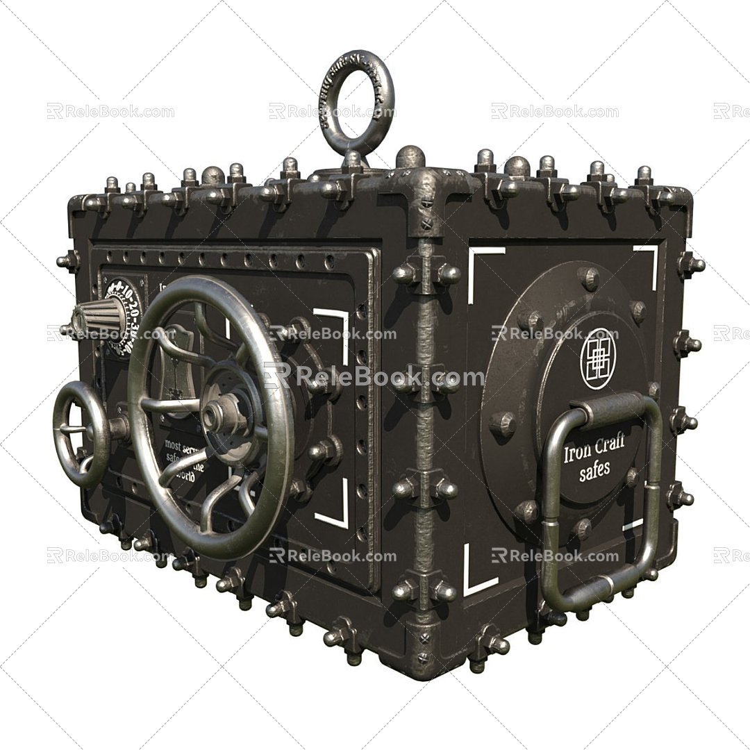 Modern Other Steampunk decor safe 3d model