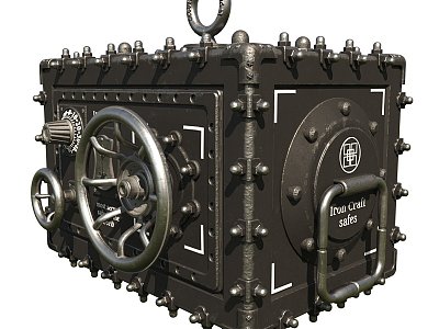 Modern Other Steampunk decor safe 3d model