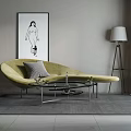 Modern Alien Sofa Multiplayer Sofa 3d model