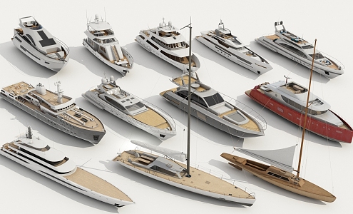 Modern Yacht 3d model