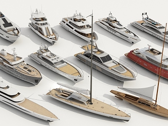 Modern Yacht 3d model