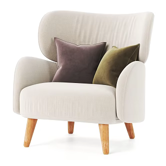 Blossom single chair 3d model