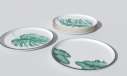 Modern Plate 3d model