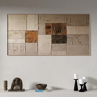 Nordic Decorative Painting 3d model
