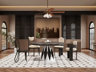 Retro Restaurant 3d model