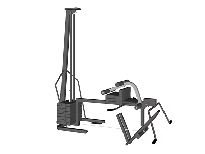 Modern Fitness Equipment 3d model