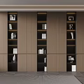 Modern Built in Bookcase Design With Shelves Books And Decorative Items