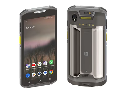 Rugged Android Smartphone With Durable Design Front Display Rear Camera And Apps 3d model