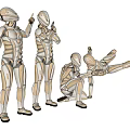 Modern Robot Toy Robot Fighting Robot 3d model