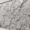 Gray Textured Background Wall With Rough Natural Stone Surface For Interior Decor 3d model