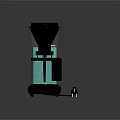 Turquoise Royal Master Cory Kitchen Appliance With Glass Carafe Control Panel And Indicator Lights