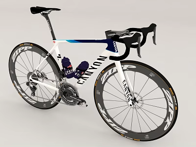 Canyon Road Racing Bike With Modern Design And Water Bottle 3d model