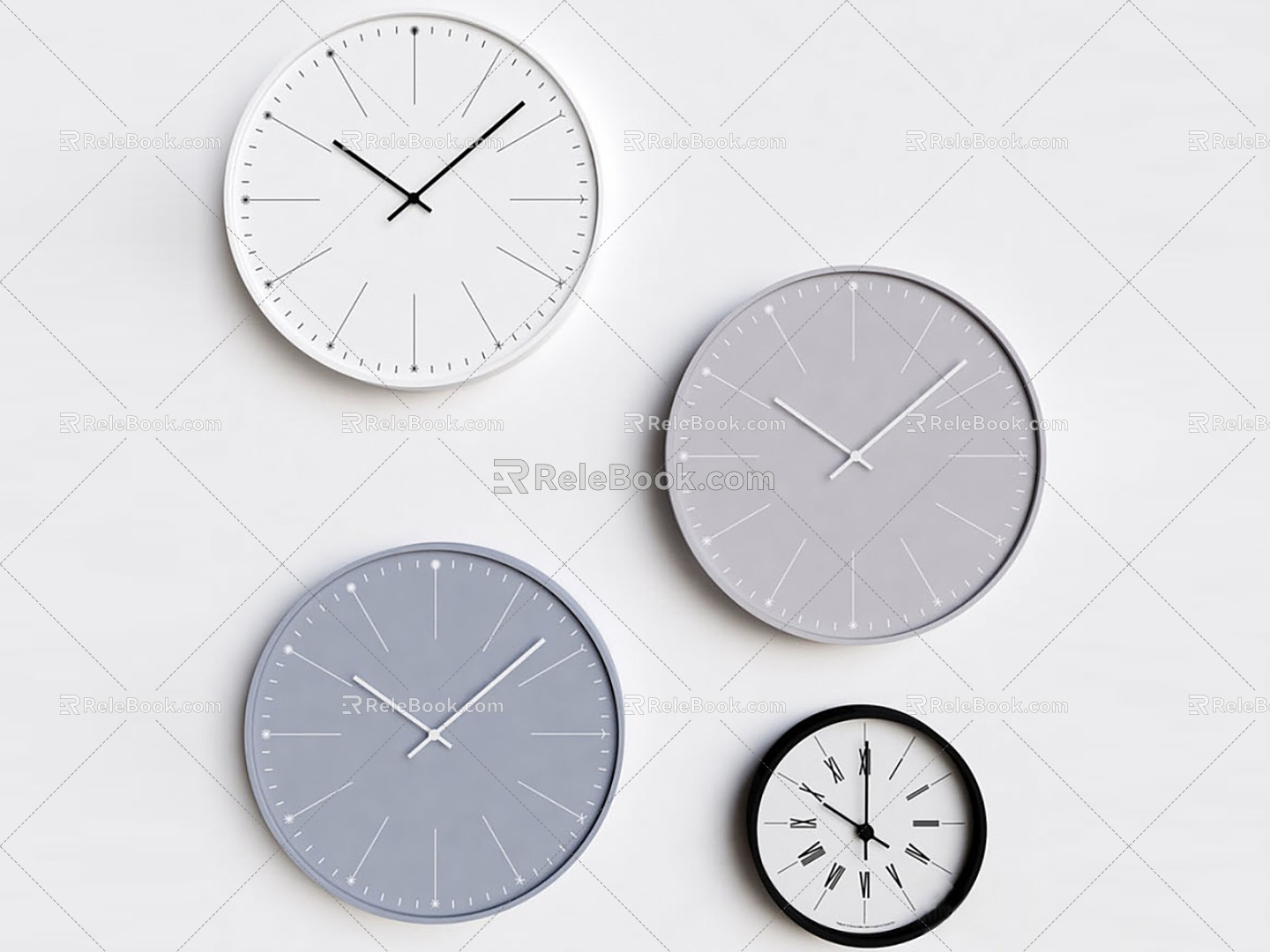 Clock wall clock wall clock wall decoration 3d model