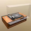 Phonograph Retro Phonograph Jukebox Old Phonograph Record Player Nostalgic Phonograph Low Face Number Low Model Simple Model Movie and TV Level Super Realism 3d model