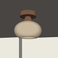 Middle style entrance ceiling lamp 3d model