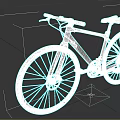 Modern Urban Commuter Bicycle With Sleek Silver Frame Black Tires And Comfortable Seat