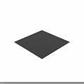 Plush Dark Gray Square Area Rug For Modern Living Room Interior Decor