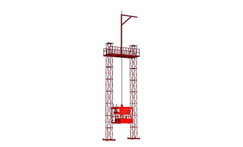 Material Hoist 3d model