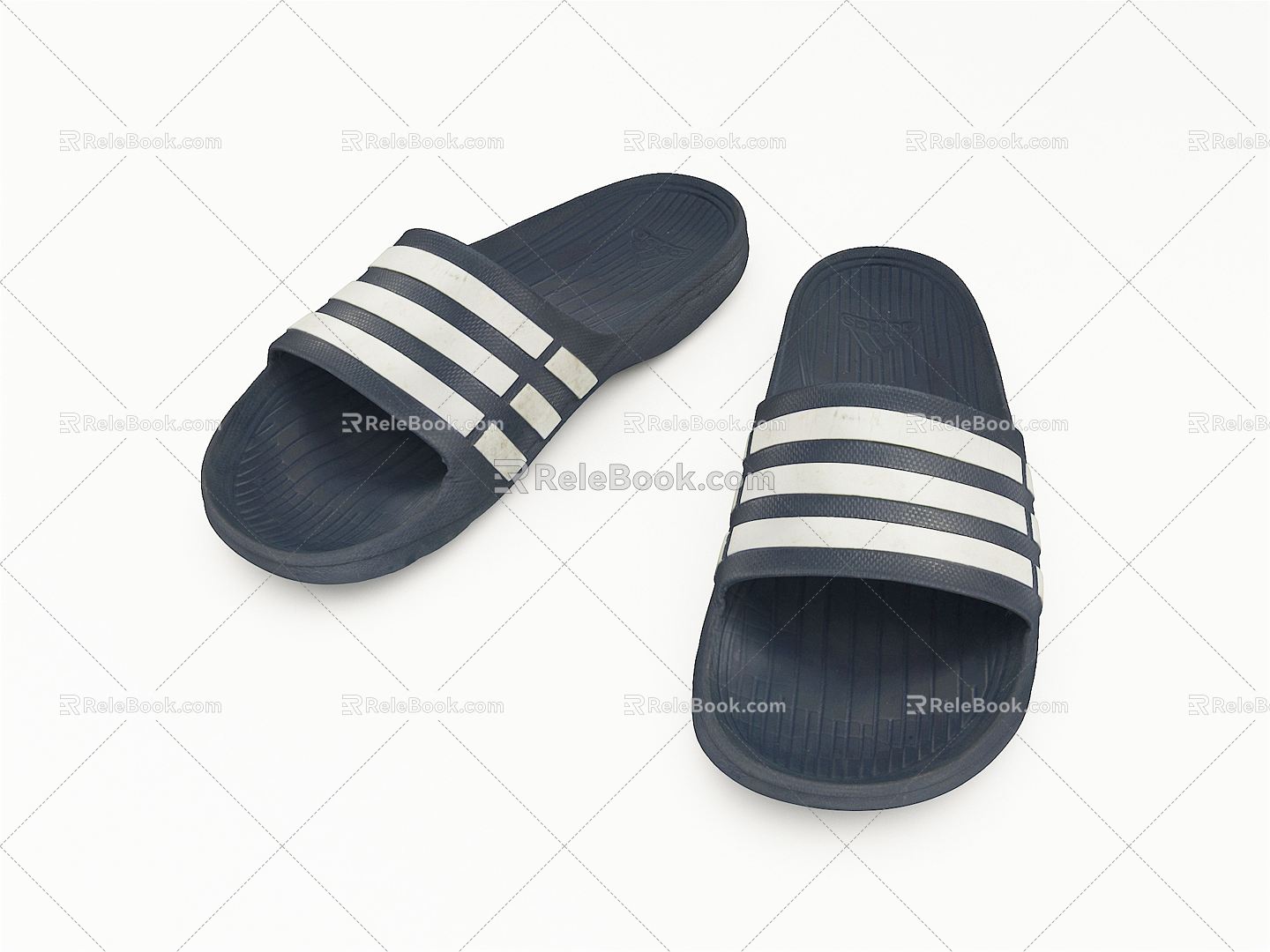 Modern slippers 3d model