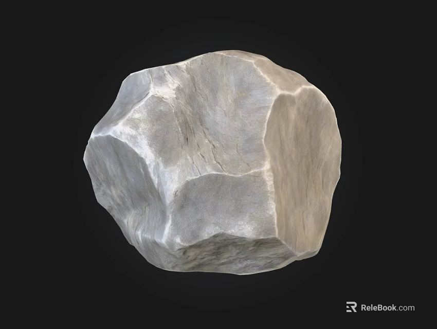 Rough Stone and Natural Wood for Rustic Home Decoration Ideas 3d model 