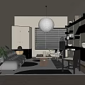 The Silent Living Room 3d model