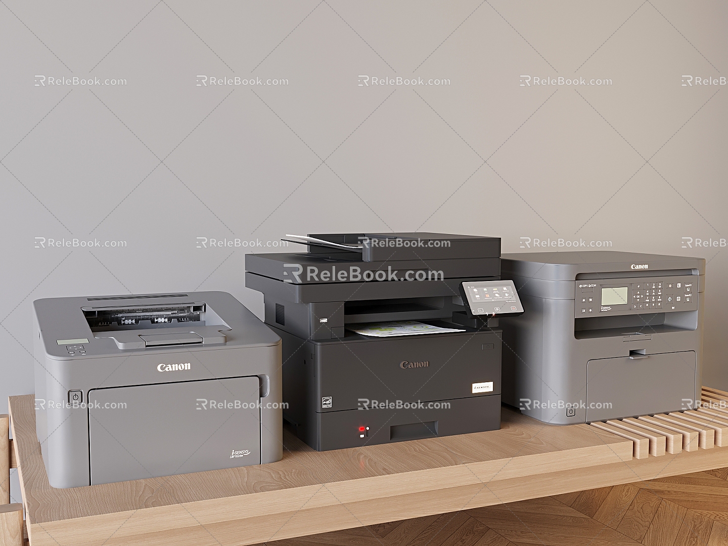 Printer Copier Scanner Fax Machine 3d model