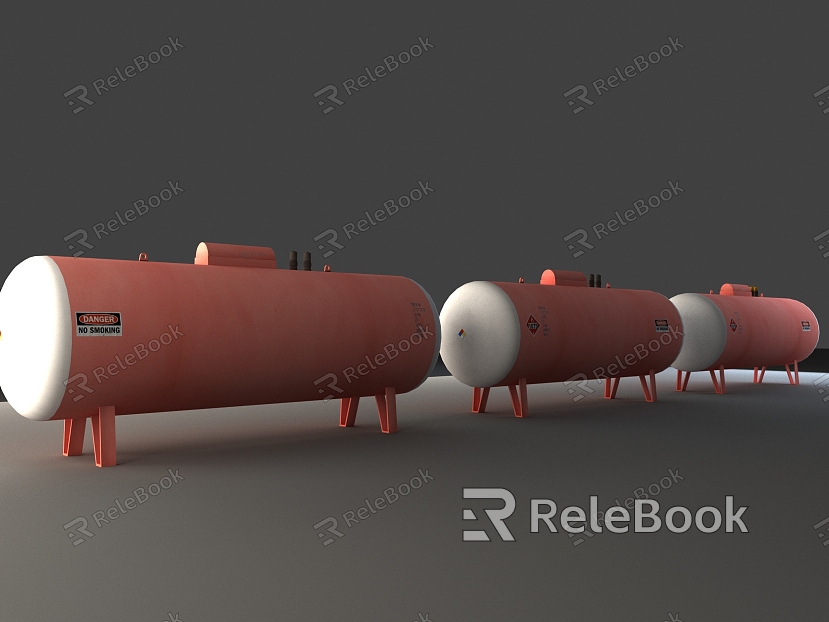 Gas tank process equipment model