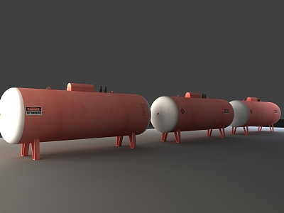 Gas tank process equipment model