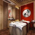 New Chinese Beauty Salon 3d model