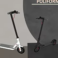 Poliform Electric Scooter Models With White And Black Color Design For Urban Use
