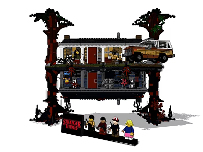 Modern Lego Strange Story Lego 3d model