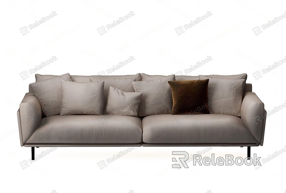 Modern double sofa model