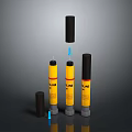 Practical Yellow And Black Cylindrical LINE Household Items For Daily Use With Various Sizes