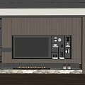 Modern Living Room Interior With Wooden Wall TV Fireplace And Decorative Items
