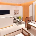Elegant Luxury Jewelry Store Interior With Glass Display Cases And Warm Lighting