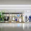 MIA TIBO Fashion Clothing Store Interior With Mannequins And Apparel Displays