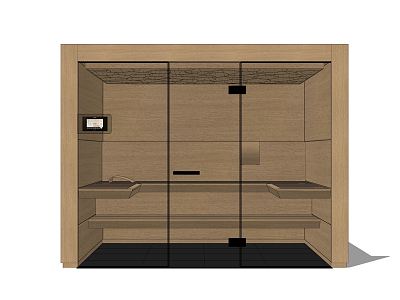 Modern Sauna Room model