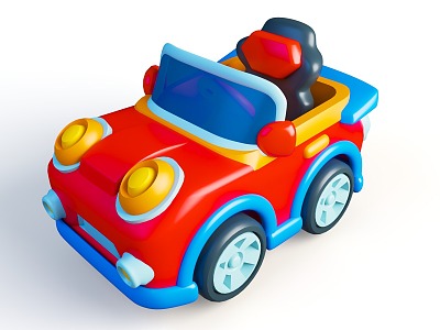 Cartoon style children mini electric car children's toy theme children's toy amusement park electric car model