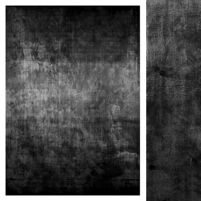Square Carpet With Black And White Rough Texture Vintage Industrial Design 3d model