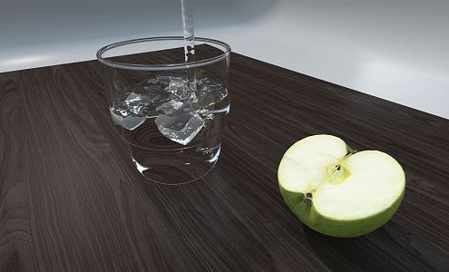 Modern Drinks 3d model