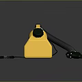 H TECH Yellow Electric Sprayer With Black Hose And Green Power Cord