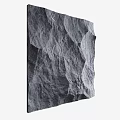 Gray Slate Component With Natural Texture And Irregular Edges For Architectural Decoration 3d model