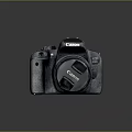 modern camera canon camera slr camera 3d model