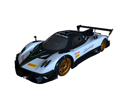 Hyundai Racing Pagani Cars 3d model