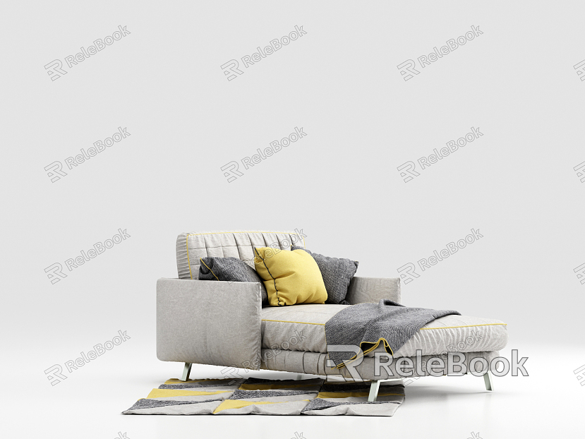 Modern chaise longues model