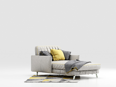 Modern chaise longues model