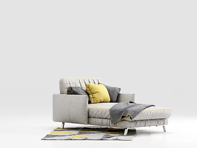 Modern chaise longues 3d model
